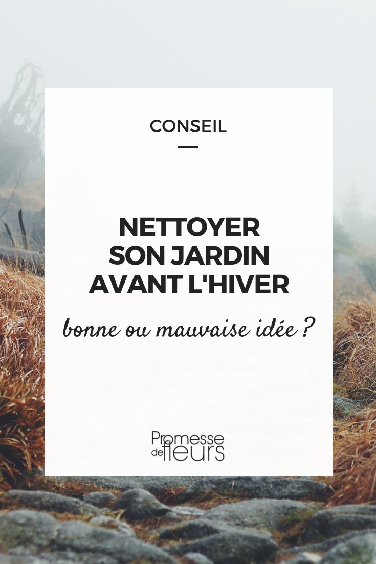 Den Garten vor dem Winter reinigen