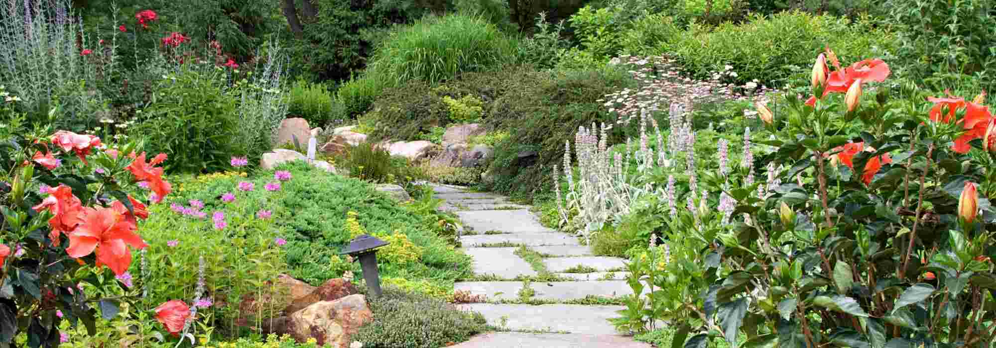 Verschiedene Gartenstile
