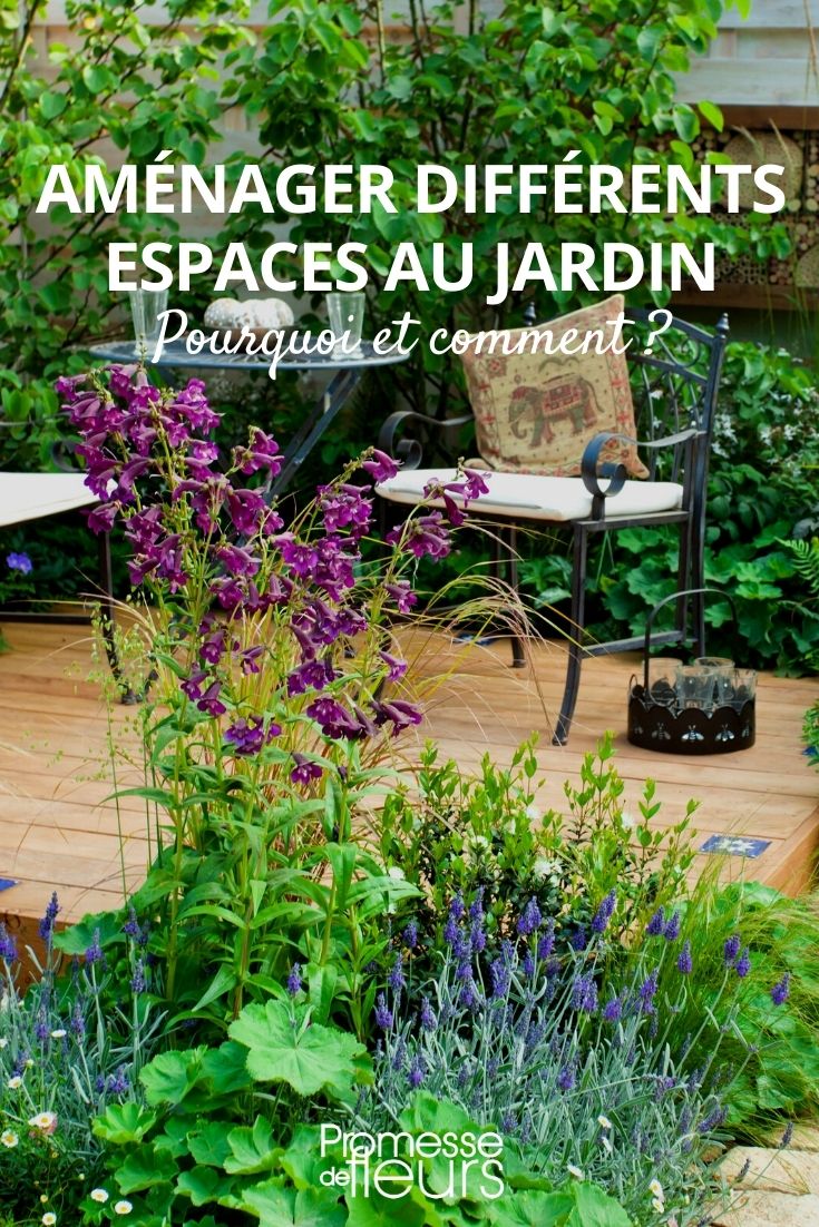 verschiedene Bereiche im Garten gestalten