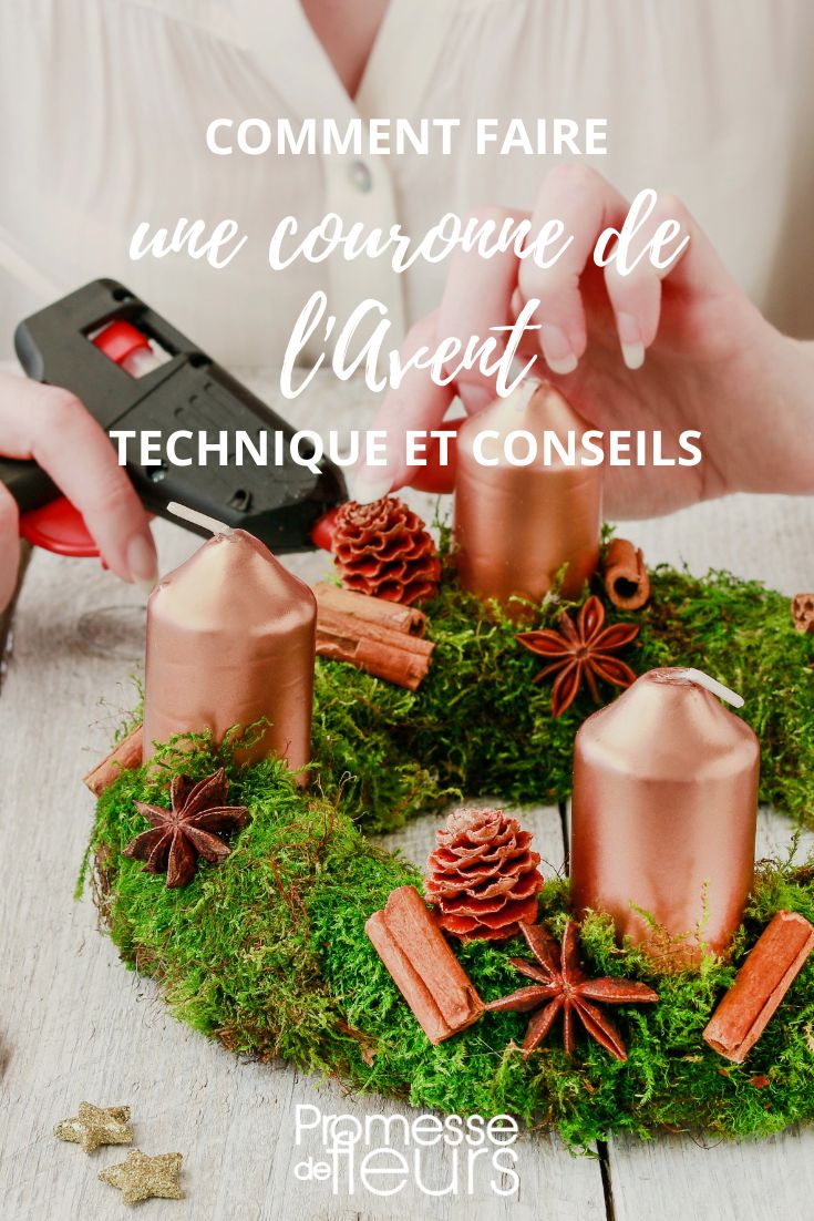 Einen Adventskranz basteln