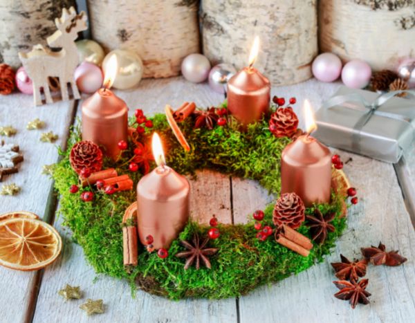 Natürlichen Adventskranz selber machen?