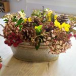 Herbstdeko: natürlicher Tischschmuck