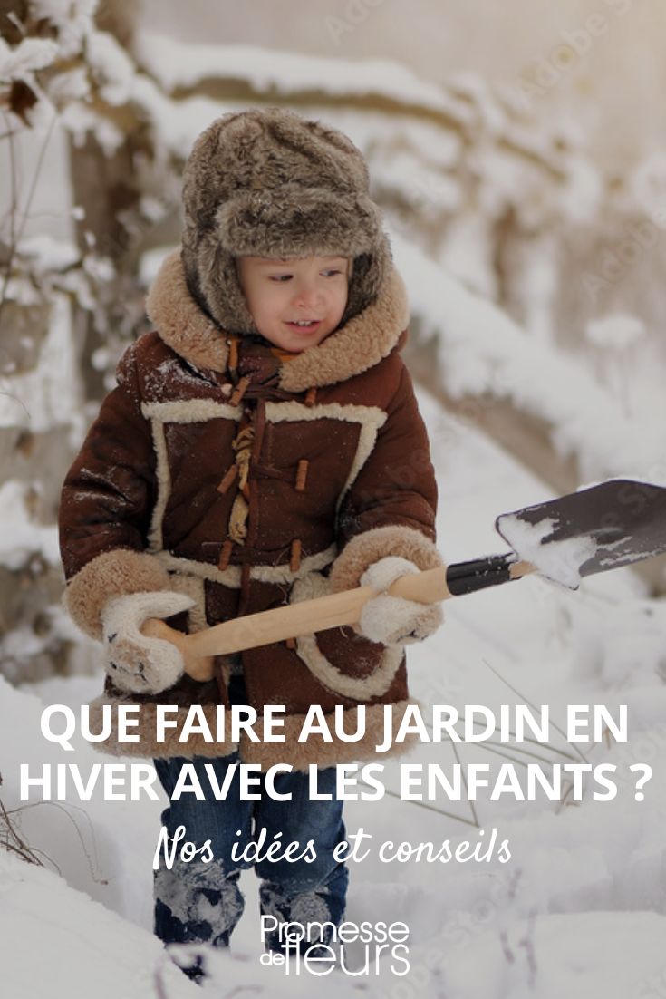 Was kann man im Winter mit Kindern im Garten tun?
