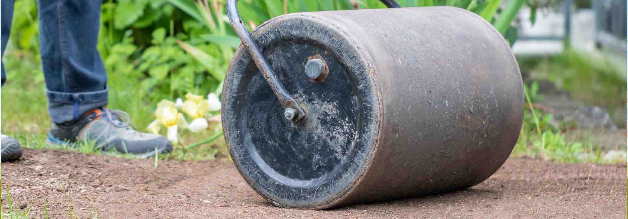 Rasen vor dem Säen walzen: Wie und warum?