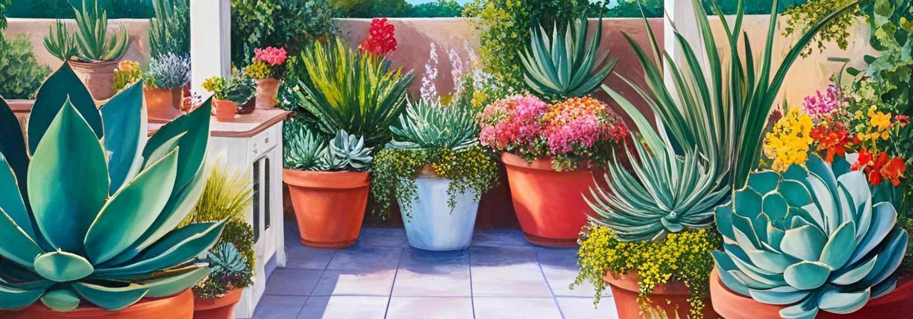 Potscaping oder Topfgarten: Ein modularer und mobiler Garten