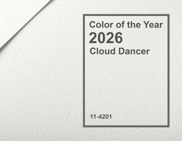 Trendfarbe 2026: „Cloud Dancer“ im Garten