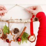 Natürliche Wanddeko für Weihnachten?