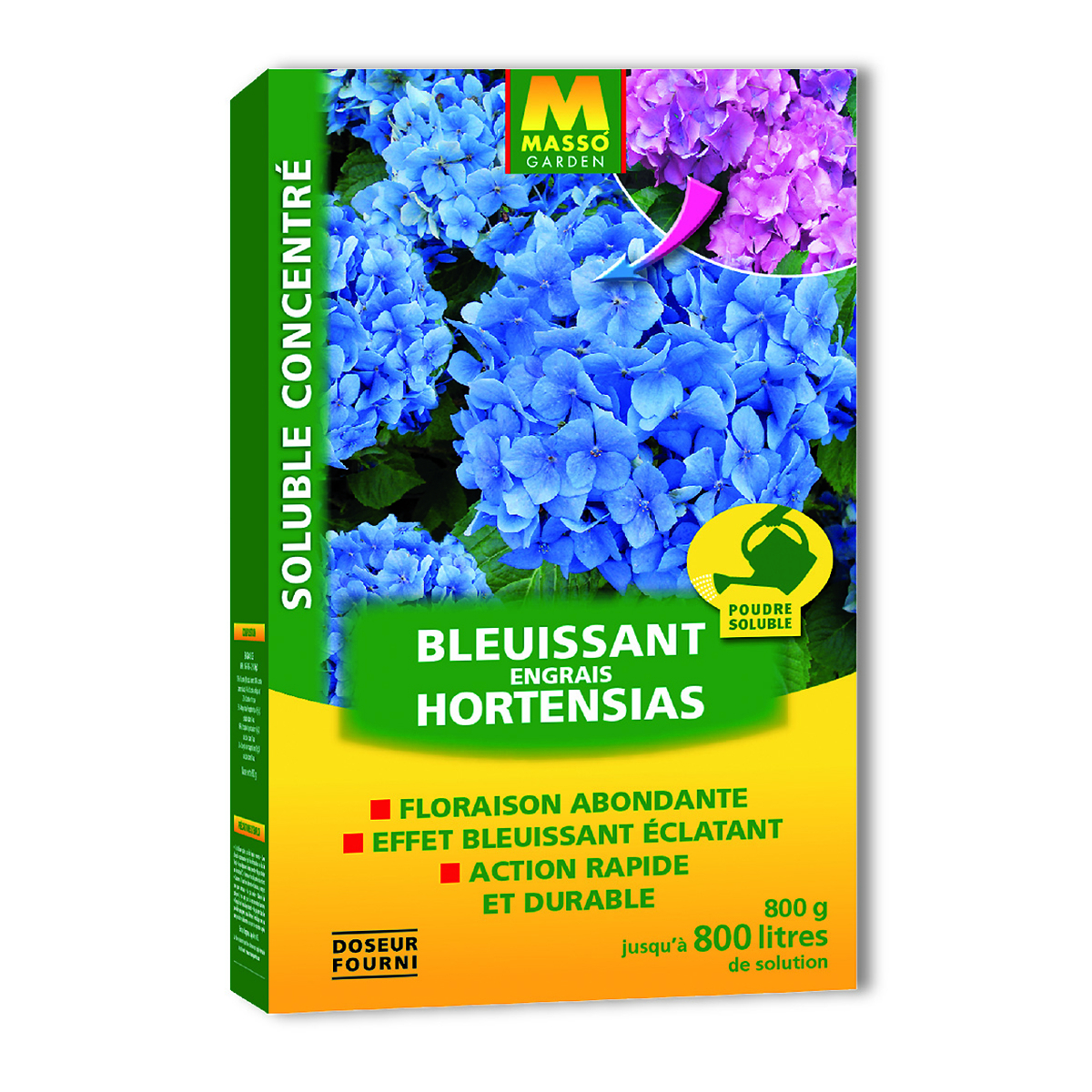 Dngerlsung Blaufrbend Hortensien mit Aluminiumsulfat - Masso