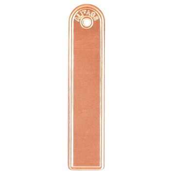 Kupferanhänger 10 x 2,2 cm - Set mit 5 Stück