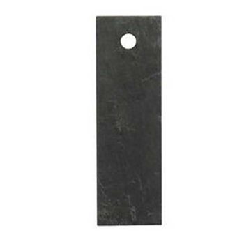 Rechteckiges, 3 x 10 cm großes Schild zum Aufhängen aus natürlicher Schieferplatte