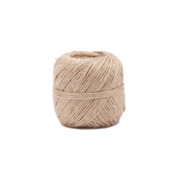 Jutekordel La Cordeline - 100g Ballen Ø2mm ±75m S/Kordiert - Natürliche Farbe