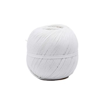 Gebleichtes Leinenkordel - Cordeline - 200g Ball Ø1mm ±200m S/Große Schale
