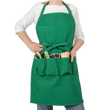 Garten-Schürze mit 5 Taschen in Einheitsgröße