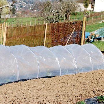 Akkordeon-Tunnel für das Treiben von Pflanzen 0,60 x 3 m