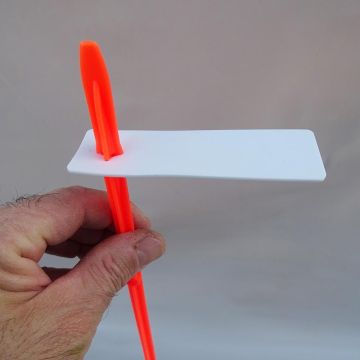Stecketiketten für Kreuzfuß 100 x 30 mm in verschiedenen Farben