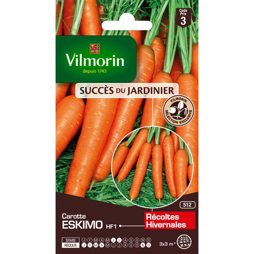 Möhre Eskimo F1 - Vilmorin