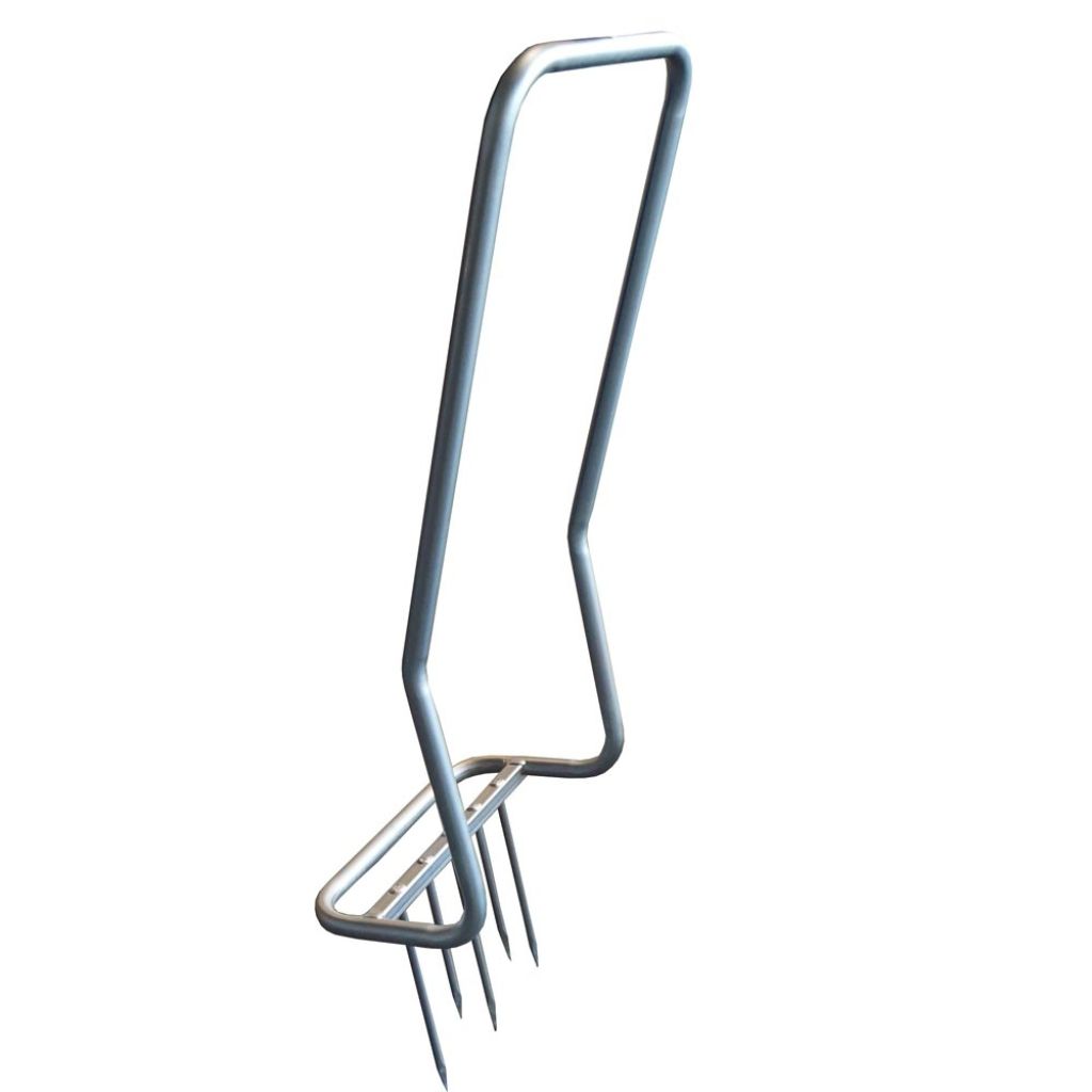 Ergo fourche Grelinette 5 dents en métal galvanisé De Pypere