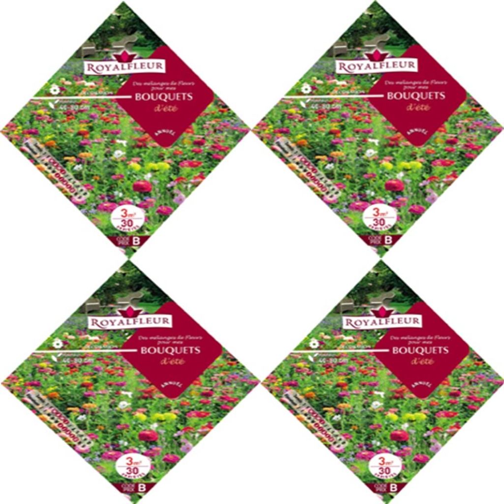 Sommer-Blumenmischung für Blumensträuße zum Aussäen - Beutel für 3 m2