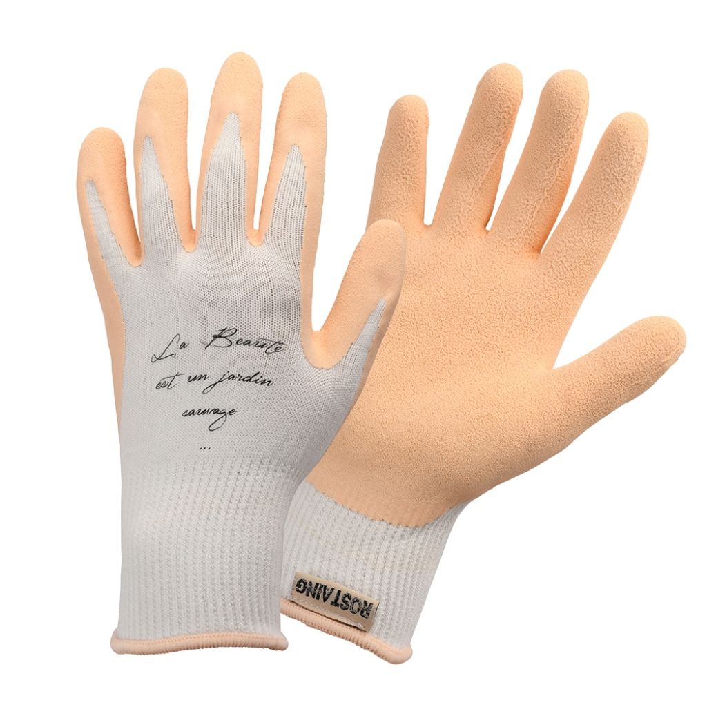 Leichte Gartenhandschuhe mit Duft Rostaing Nude in Beige
