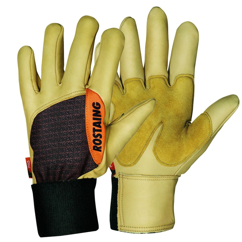Handschuhe für schwere Arbeiten und Rostaing Forest Schnitt, braun