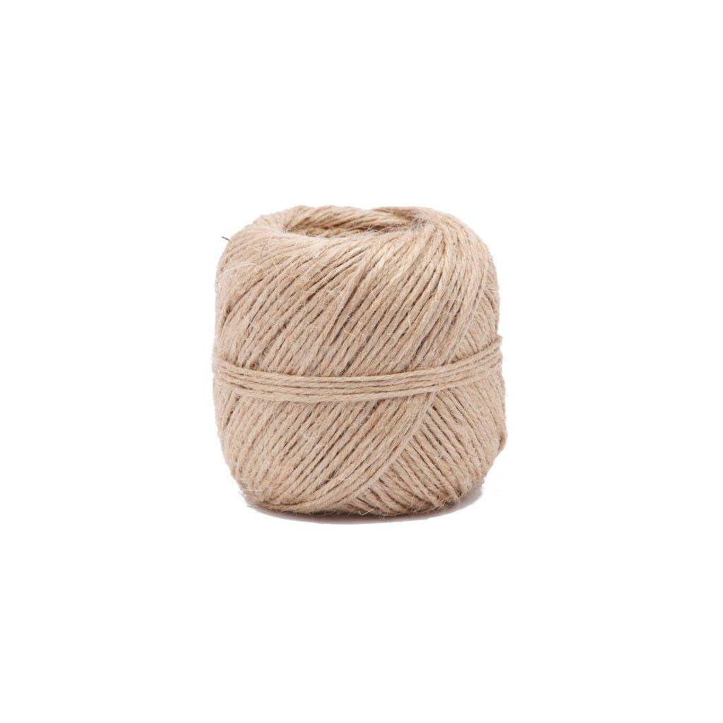 Jutekordel La Cordeline - 100g Ballen Ø2mm ±75m S/Kordiert - Natürliche Farbe