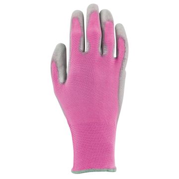 Leichte Gartenhandschuhe in der Farbe Fuchsie