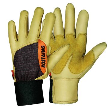 Handschuhe für schwere Arbeiten und Rostaing Forest Schnitt, braun